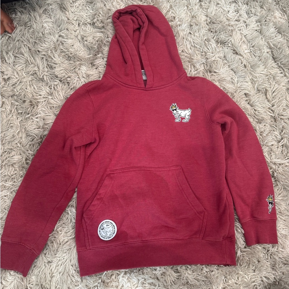 GOAT hoodie size youth large